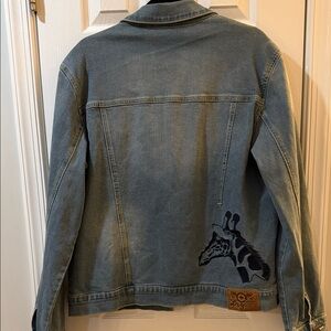 LRG jeans Denim Jacket with Giraffe Patch